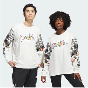Adidas Long Sleeve Graphic Pride Let Love Be Your Legacy T-Shirt Unisex 3XL